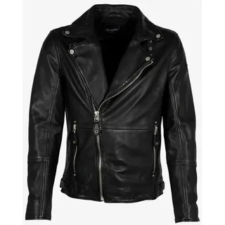 Gipsy by Mauritius Lederjacke Mavric SF NSLV lässige Bikerjacke aus Lammleder schwarz M (50)