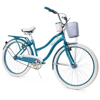 HUFFY Deluxe 26 Zoll Smaragdgrün 26-Zoll" Gr. 38, blau (grün),