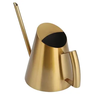 Elzusha - Gießkanne aus Goldfarbe mit langem Ausguss, 1500 ml - Ideal für Zimmerpflanzen - Gold