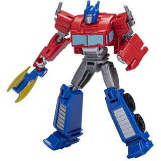 Hasbro Transformers Spielzeug EarthSpark Warrior-Klasse Optimus Prime Action-Figur (12,5 cm), Roboterspielzeug für Kinder ab 6