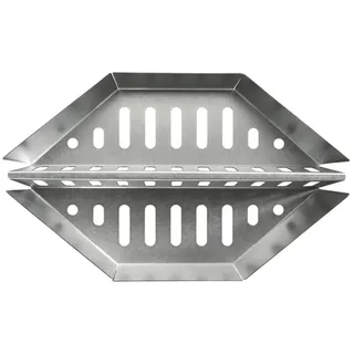 Napoleon Kohlekorb 2 Stück silber