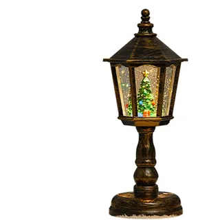 SVCEQZE Schneekugel Weihnachtsbeleuchtung - Wirbelnder Glitzer Schneekugel Licht,Retro Weihnachtsdekoration Für Draußen Fensterbank Wohnzimmer Tisch Deko Innenbereich Terrasse