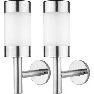 Edelstahlteile, Solarenergie, Led-wandleuchte, Außenleuchte, Garten- Und Hof-sensorlampe