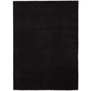 carpetfine handgefertigter Wollteppich Gabbeh Lola Dunkelgrau 200x250 cm Weich, Hochwertig, Zeitlos | Reine Schurwolle für Gemütlichkeit & Eleganz im Wohn- und Schlafzimmer