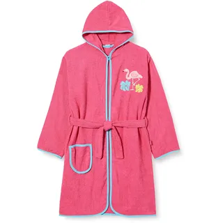 Playshoes Frottee-Bademantel Flamingo pink 110/116