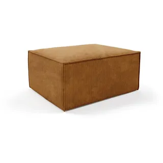 Bettso Pouf, Gelb, Holzwerkstoff, 100x42x82 cm, Wohnzimmer, Hocker, Poufs