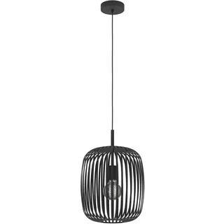 EGLO Romazzina 1-flg. Ø33 cm rund schwarz