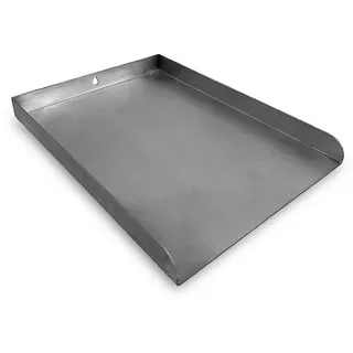 Feuerfest 123 GmbH Grillplatte Grillplatte Plancha Edelstahl 45 x 34 cm passend für Rösle**