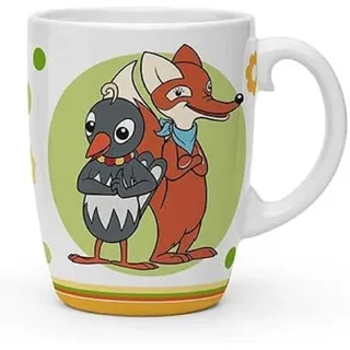 Trötsch Unser Sandmännchen Kindertasse Fuchs und Elster: Kaffeetasse Teetasse Geschenkidee Geschenk Kindertasse