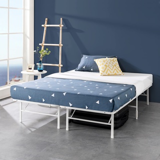 Zinus SmartBase Bett 140x200 cm - Höhe 35 cm - Ideal für ein Gästebett - Stauraum unter dem Bett - Schwarz