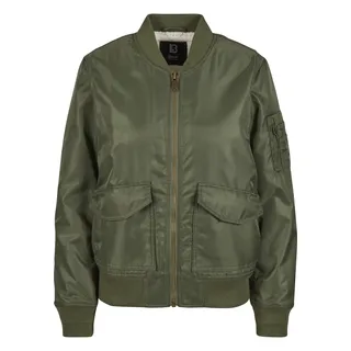 Brandit Textil Sherpa Bomberjacke Grün 2