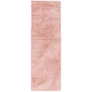 benuta Furry Fellteppich 70 x 200 cm Rosa