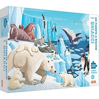 Sassi 220 Piece Puzzle Book - A Planet at Risk: Ice