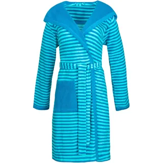 Esprit Bademantel Striped Hoody turquoise L