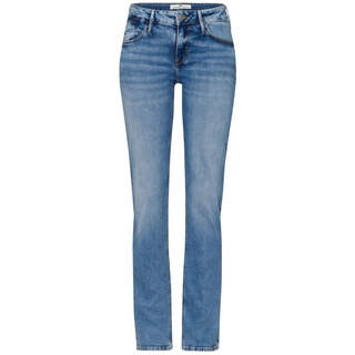 Cross Jeans Damen Jeans ROSE Regular Fit Mid Blau 076 Hoher Bund Reißverschluss W 30 L 36