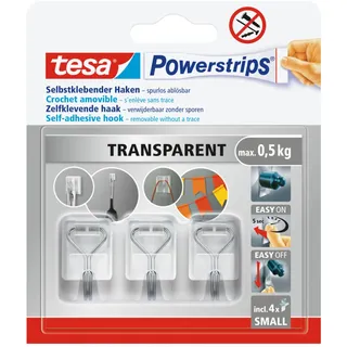 Tesa Garderobenhaken Transparent