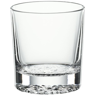 Spiegelau 4-teiliges Whiskybecher Set, Whiskygläser/Bargläser, Kristallglas, 309 ml, Lounge 2.0, 2710166