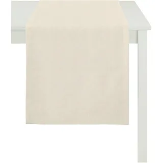APELT Tischläufer Alaska 48 x 150 cm Mischgewebe Beige Creme
