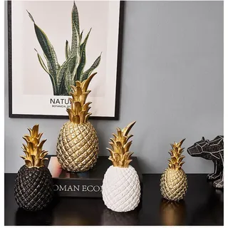 Nordisch-moderne Ananas-dekoration Aus Kunstharz Für Wohnzimmer, Büro Oder Weinregal