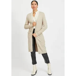 VILA VIRIL LONG L/S KNIT CARDIGAN Beige L