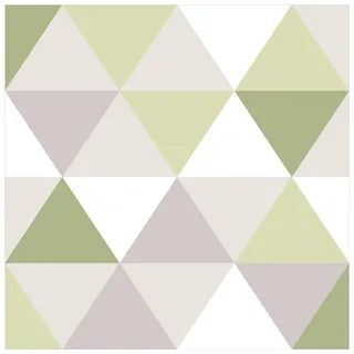 Bilderdepot24 Teppich Vinyl Wohnzimmer Schlafzimmer Flur Küche Muster modern, quadratisch - grün glatt, nass wischbar (Küche, Tierhaare) - Saugroboter & Bodenheizung geeignet grün 160 cm x 160 cm