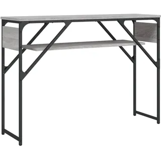 vidaXL Konsolentisch mit Ablage 105x30x75cm grau