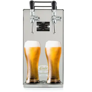 ich-zapfe Zapfanlage, - Kontakt 40 Bierzapfanlage 2-leitig Trockenkühler, Durchlaufkühler 50 Liter/h, Green Line