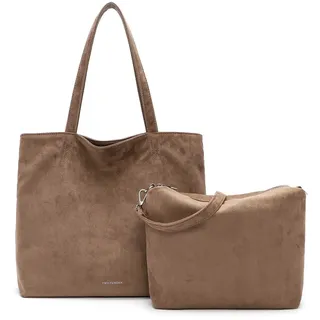 Emily & Noah Eva Shopper Kunstleder Taupe