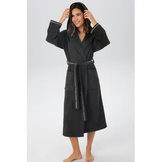 Bruno Banani Bademantel Danny Grau XXXL