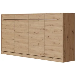 SMARTBett Schrankbett Standard 90x200 120x200 140x200 160x200 Bettschrank Wandbett Wildeiche 90 Horizontal
