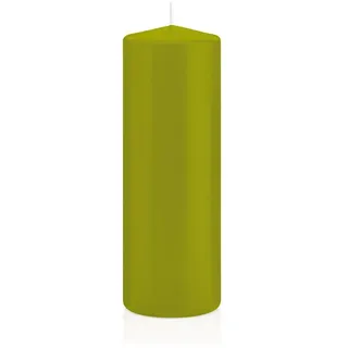 Wiedemann Kerzen Stumpenkerze Stumpenkerzen Grün Ø 68 x 200 mm, 12 Stück grün