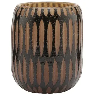 House Doctor Vase Pimpri, Ø10 x H12cm, braun