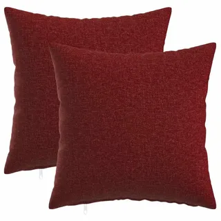 vidaXL Heerlen 2 Stk. 40 x 40 cm Rot