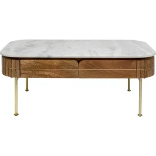 Kare Grace Weiß/Braun Mangoholz 45 x 110 x 60 cm