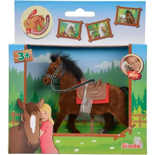 Simba 104325612 - Beauty Pferd, Spielpferde, 6-Fach Sortiert, es Wird nur EIN Artikel geliefert, beflockt, 11cm, ab 3 Jahre
