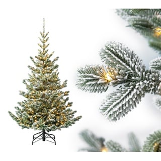 Evergreen Künstlicher Weihnachtsbaum Nobilis Kiefer | Inkl. LEDs & Kunstschnee | Grün |  180 cm