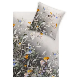 Estella Celia Satin Salbei 135 x 200 cm + 80 x 80 cm