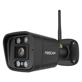 Foscam IP-Kamera V5P WLAN LAN outdoor, 5 MP, 3K, LED-Strahler, Sirene, PoE, schwarz