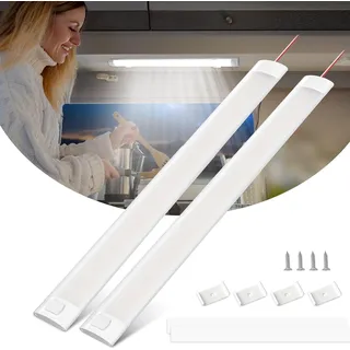 Bonlux 12 Volt LED Lampe Wohnmobil, 120 LED 12V Leiste Auto Innenbeleuchtung mit Schalter für Van Bus Caravan Boat Küche Bad Bar LKW, 12W 6000K, 2 Stück