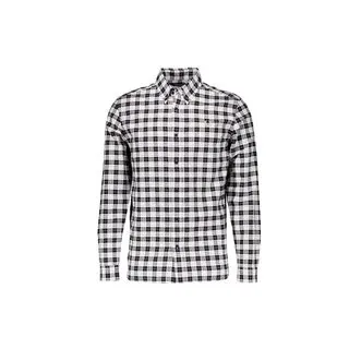 Fred Perry Herren Hemd schwarz kariert, schwarz, Herbst/Winter 2024/2025
