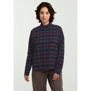 Jack Wolfskin Baja FLANNEL SHIRT W check dark navy (T0003) S