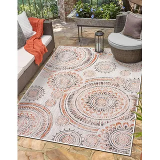 Myflair Sonic Outdoorteppich 80 x 150 cm Beige/Braun/Schwarz