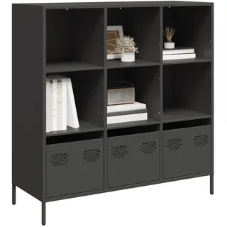 vidaXL Highboard 101,5 x 103,5 x 39 cm Schwarz