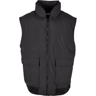 URBAN CLASSICS Jerseyweste Urban Classics Herren Clean Puffer Vest (1-tlg) schwarz 4XL