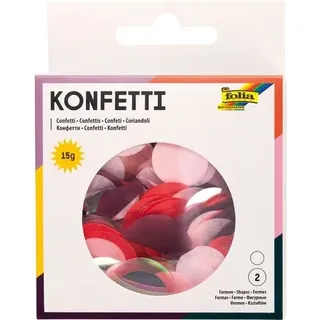 Folia Konfetti 15 g Pink/Mehrfarbig