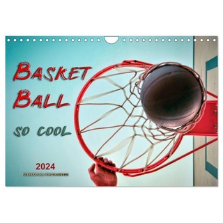 Basketball - so cool (Wandkalender 2024 DIN A4 quer) CALVENDO Monatskalender