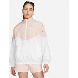 NIKE Damen Jacke W NSW ESSNTL WR WVN JKT, Größe XL in Weiß PINK OXFORD/WHITE/WHITE