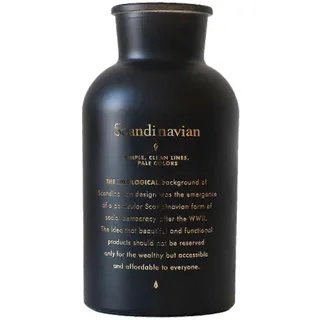 Glasvase, Knospenvase, Dekorationen, Blumenarrangements, Blumenvase, Hydrokultur-pflanztopf Für Schreibtisch, Einweihungsgeschenk, Trockenblumen, Schlafzimmer-black 10x20cm