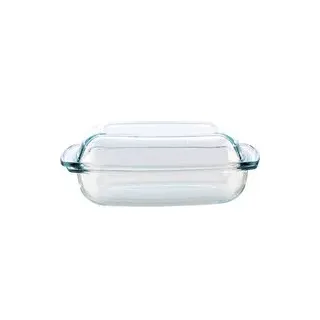 Brat- und Backform Glas B/H/L: ca. 22x7x34 cm