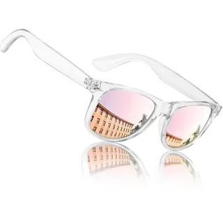 Sunier 2026 Hoher Schutz Sonnenbrille Herren Damen Polarisiert Retro Vintage 100% UV-Schutz Klassisch Golf Fahren Fahrende Angeln Reisen Cat 3 CE - M